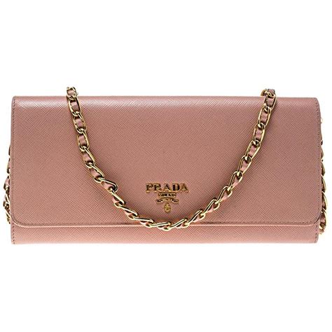 prada chain leaather wallet|prada wallet outlet.